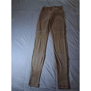 Lululemon High Times Pant Mesh Black Leggings LW5BS4S Size 4 High Rise Yoga